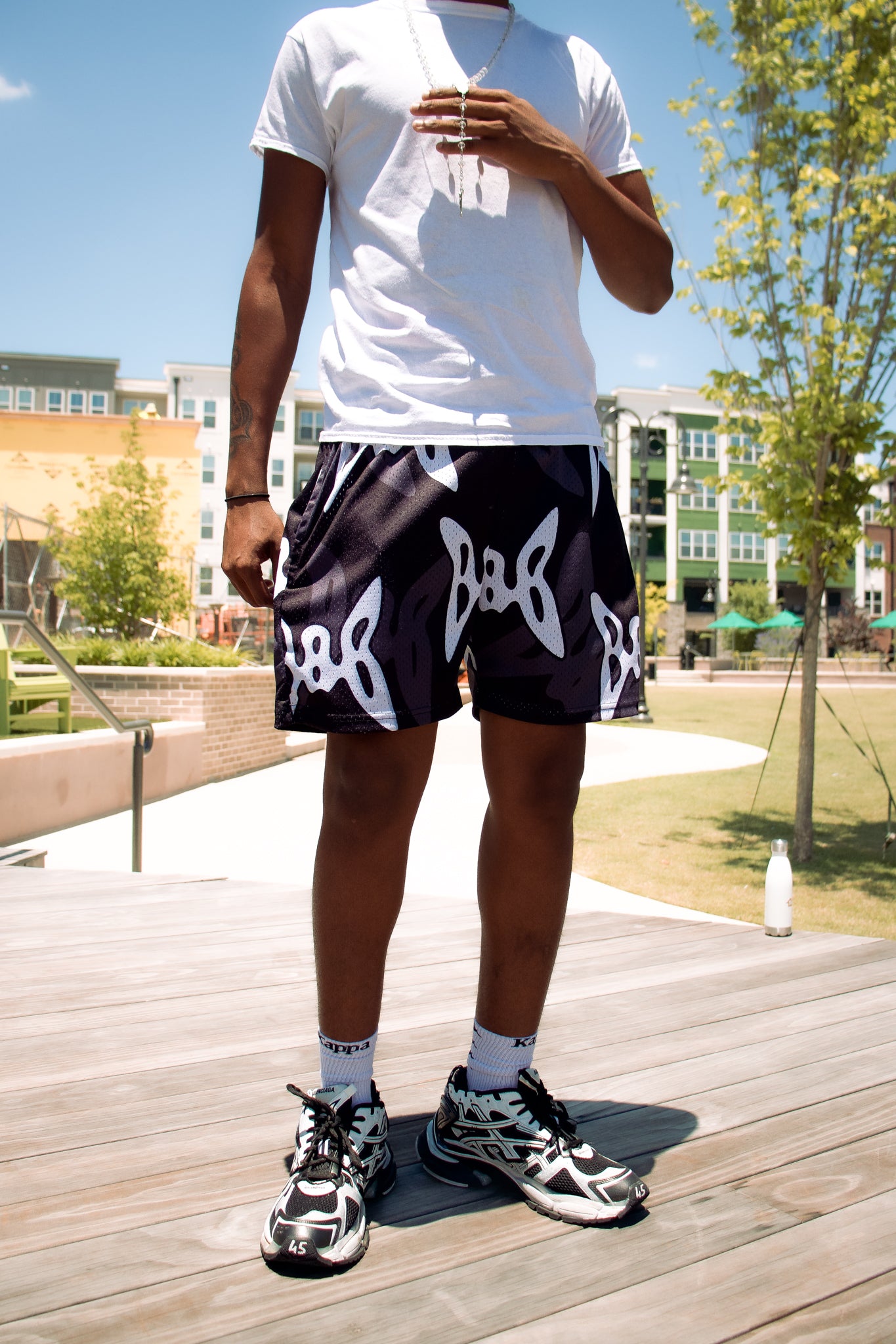 Black KP 888 Shorts